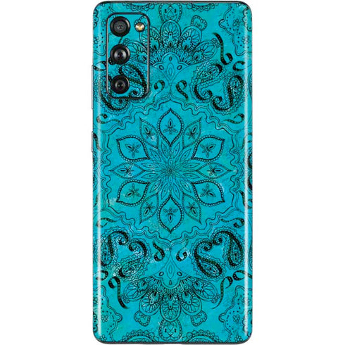 Blue Zen Ginseng Galaxy S20 Fan Edition Skin